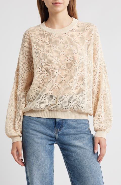The Open Stitch Cotton Pullover