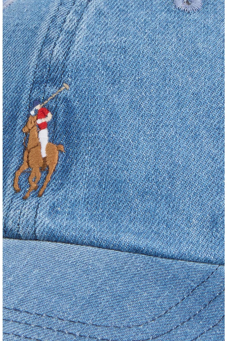 Denim Baseball Cap, Alternate, color, MEDIUM WASH