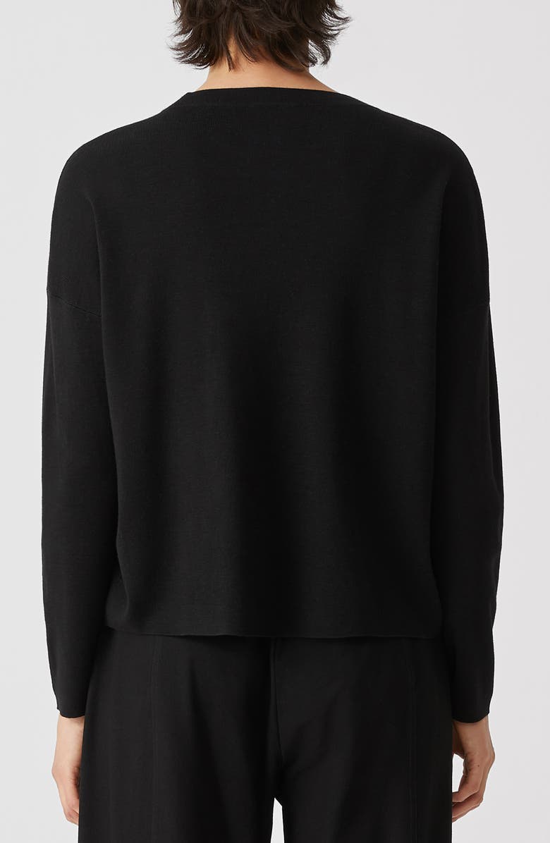 Eileen Fisher Merino Wool Crewneck Sweater, Alternate, color, 
