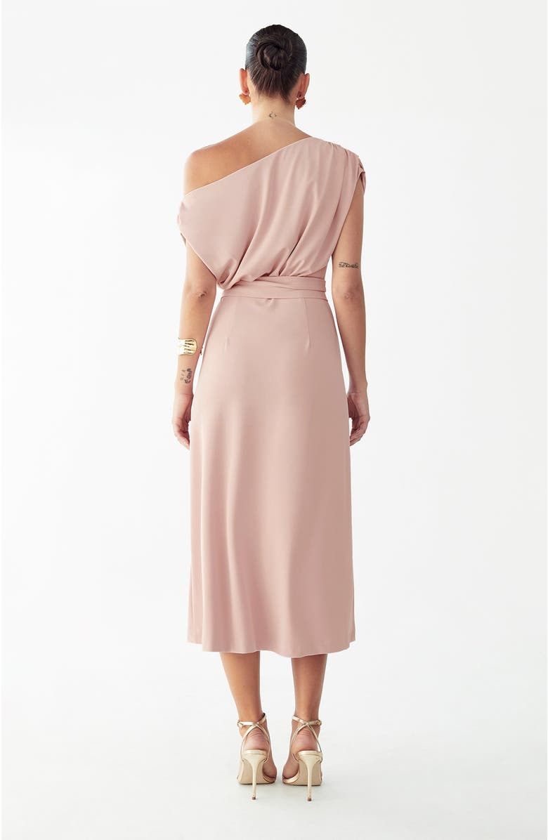 WILLA Eva Midi Dress, Alternate, color, Blush
