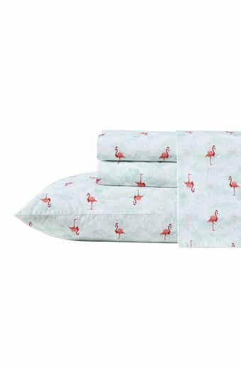 Tommy Bahama Flamingo Santa Cotton Percale Sheet Set