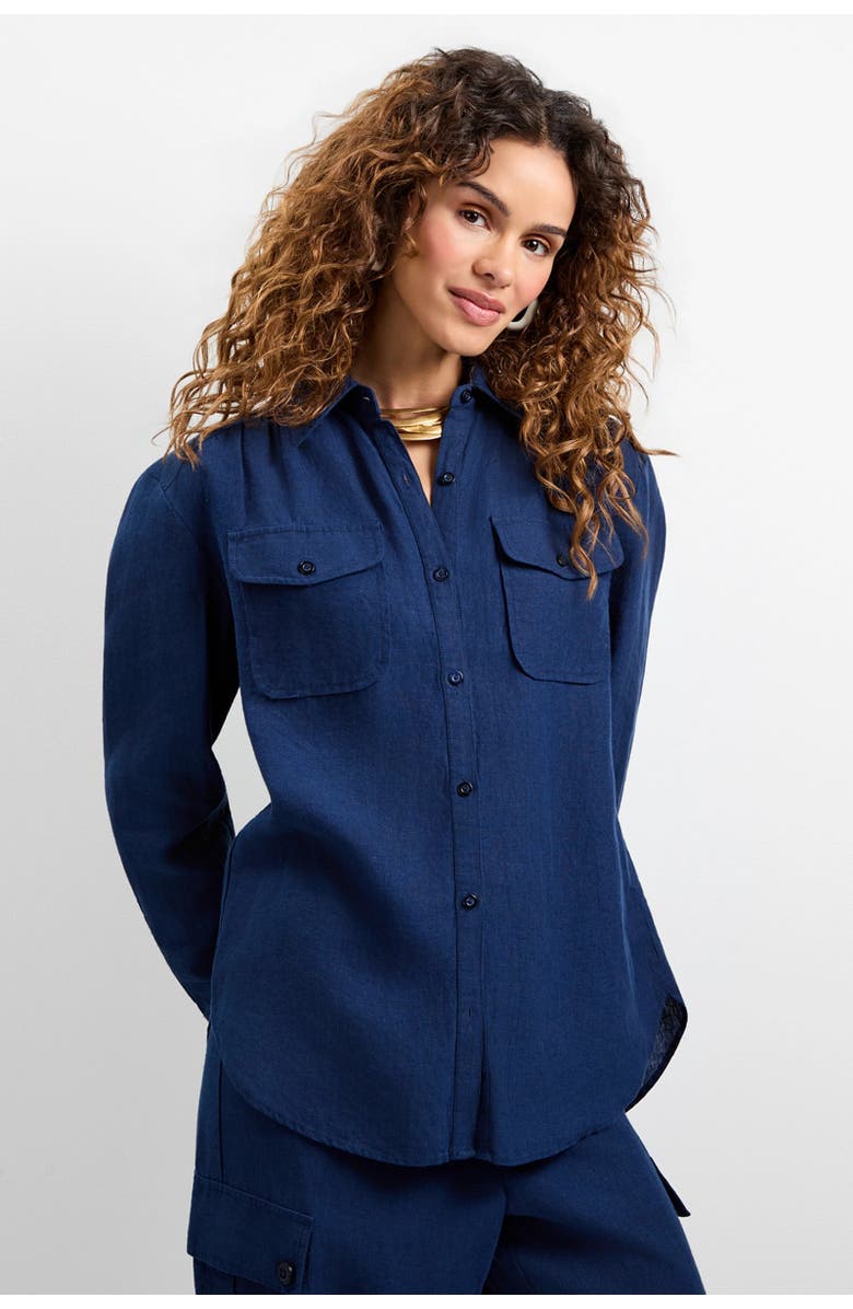 Trina Turk Barona Top, Alternate, color, Ink