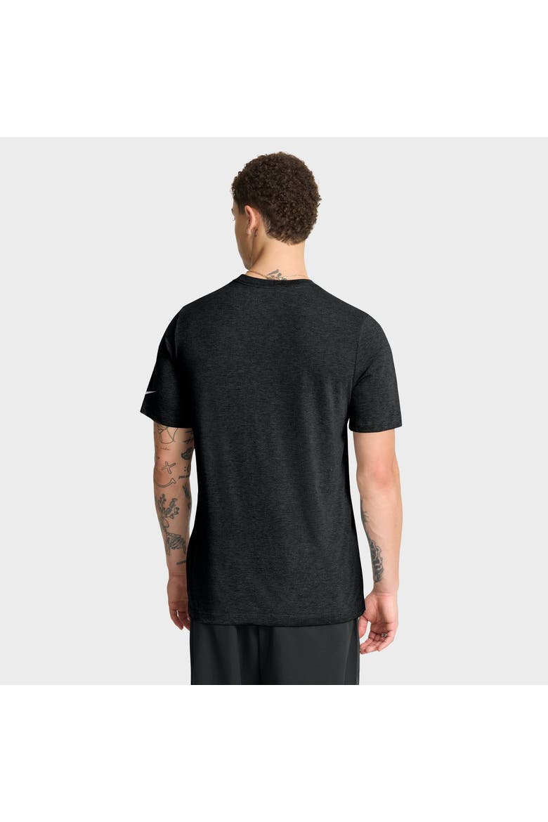 Men's Nike Heather Black Philadelphia Eagles Believe The Game Tri-Blend T-Shirt, Alternate, color, Heather Black