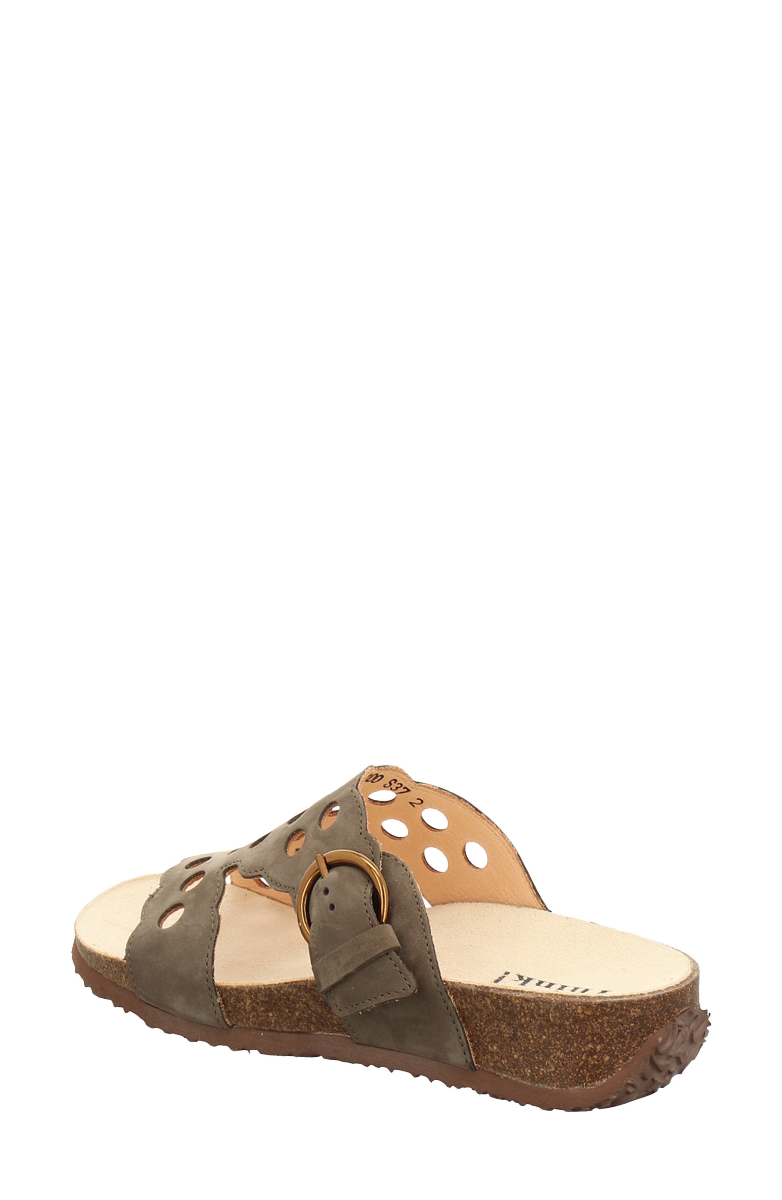 Think! 'Mizzi' T-Strap Sandal, Alternate, color, Olive