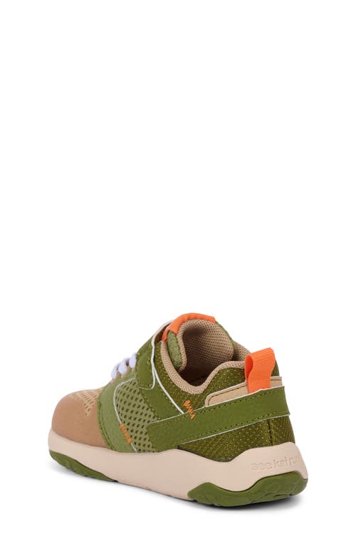 See Kai Run Kids' Viento Sneaker In Olive Green