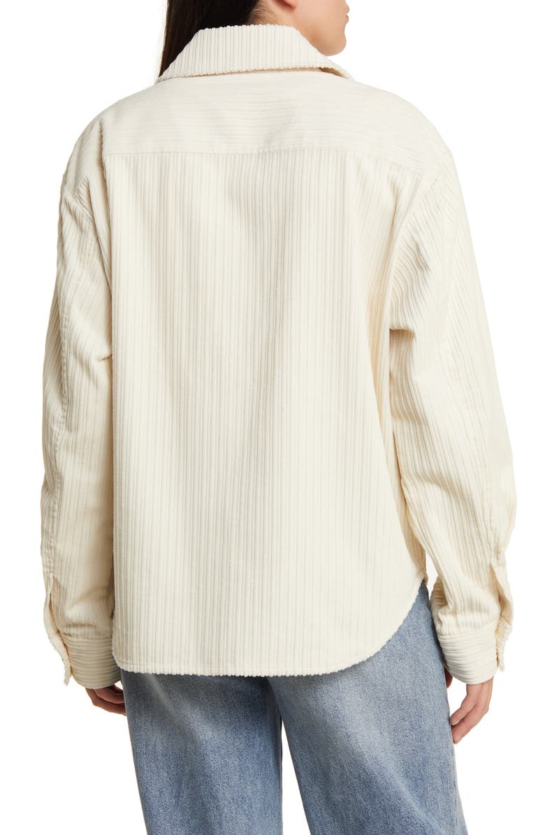 PAIGE Harlee Cotton Corduroy Shacket, Alternate, color, 
