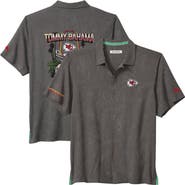 Tommy Bahama Men's Tommy Bahama  Gray Kansas City Chiefs Endzone Paradise COOLMAX Button-Up Shirt