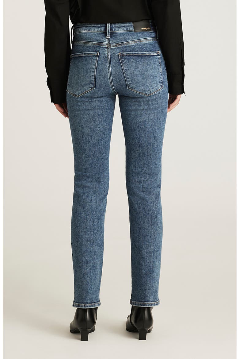 Kendra High Waist Straight Leg Jeans, Alternate, color, MID BRUSHED GOLD PRE