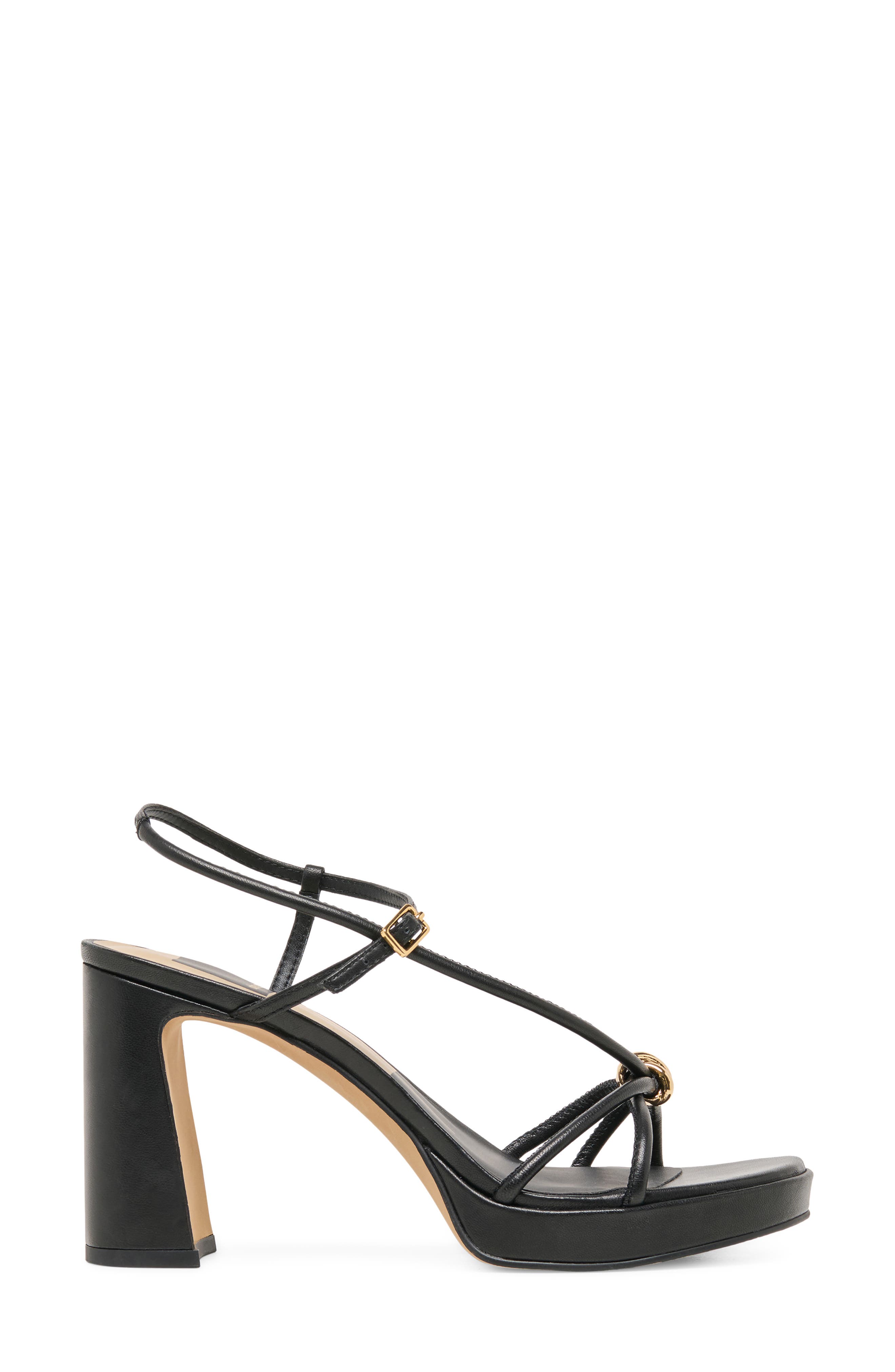 Dolce Vita Odete Platform Sandal, Alternate, color, Black Leather