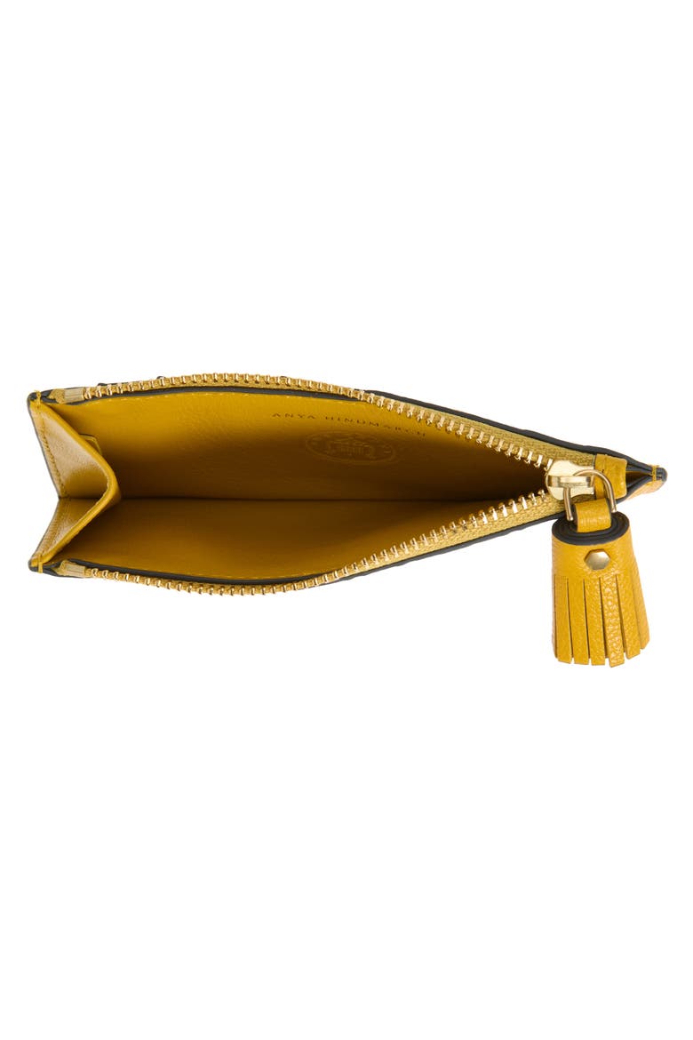 Anya Brands Coco Pops Zip Card Case, Alternate, color, MUSTARD