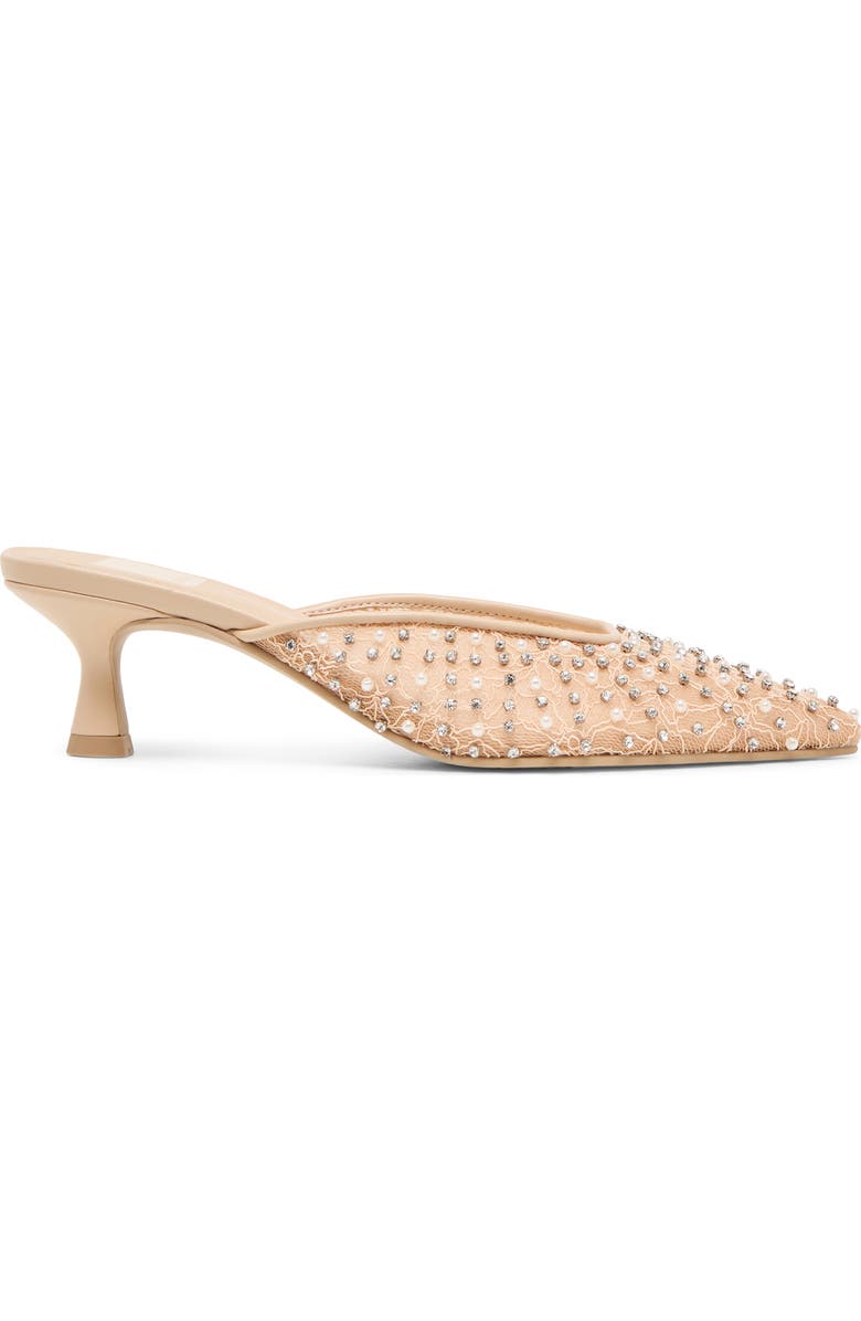 Dolce Vita Cleo Kitten Heel Mule, Alternate, color, Blush Lace Mesh