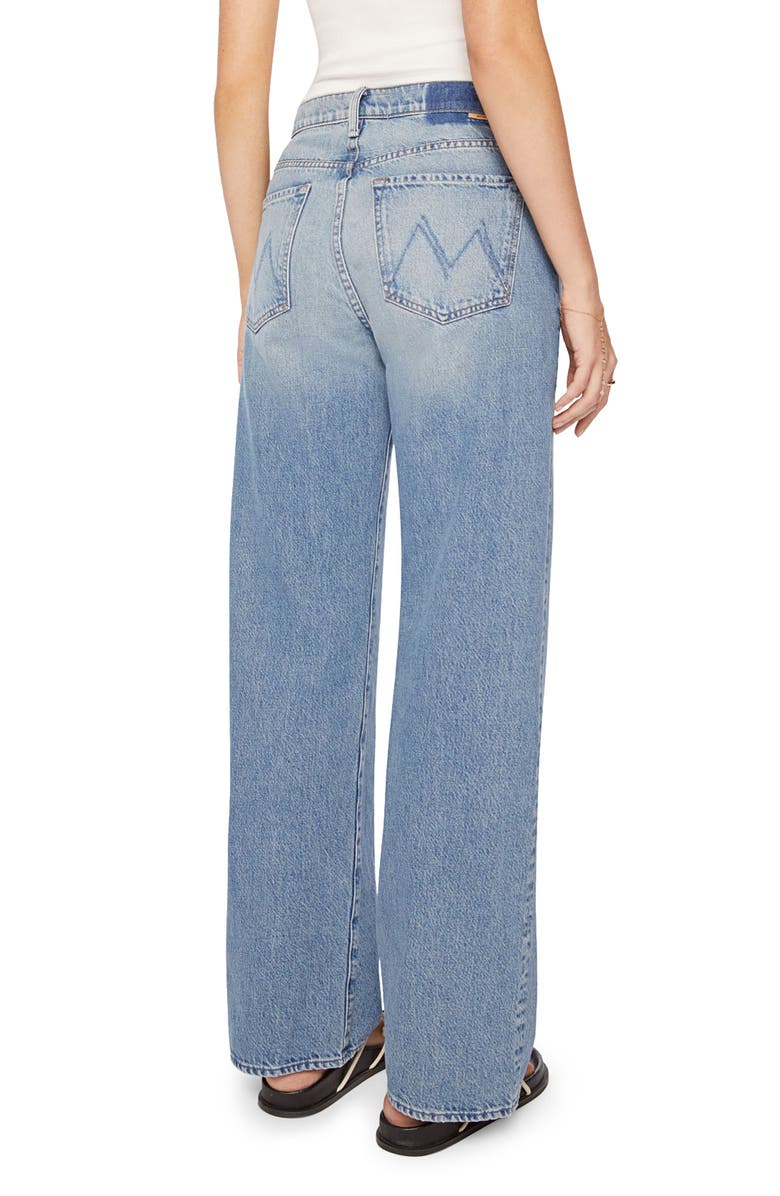 MOTHER The Dodger Sneak Wide Leg Jeans, Alternate, color, Leap At The Chance