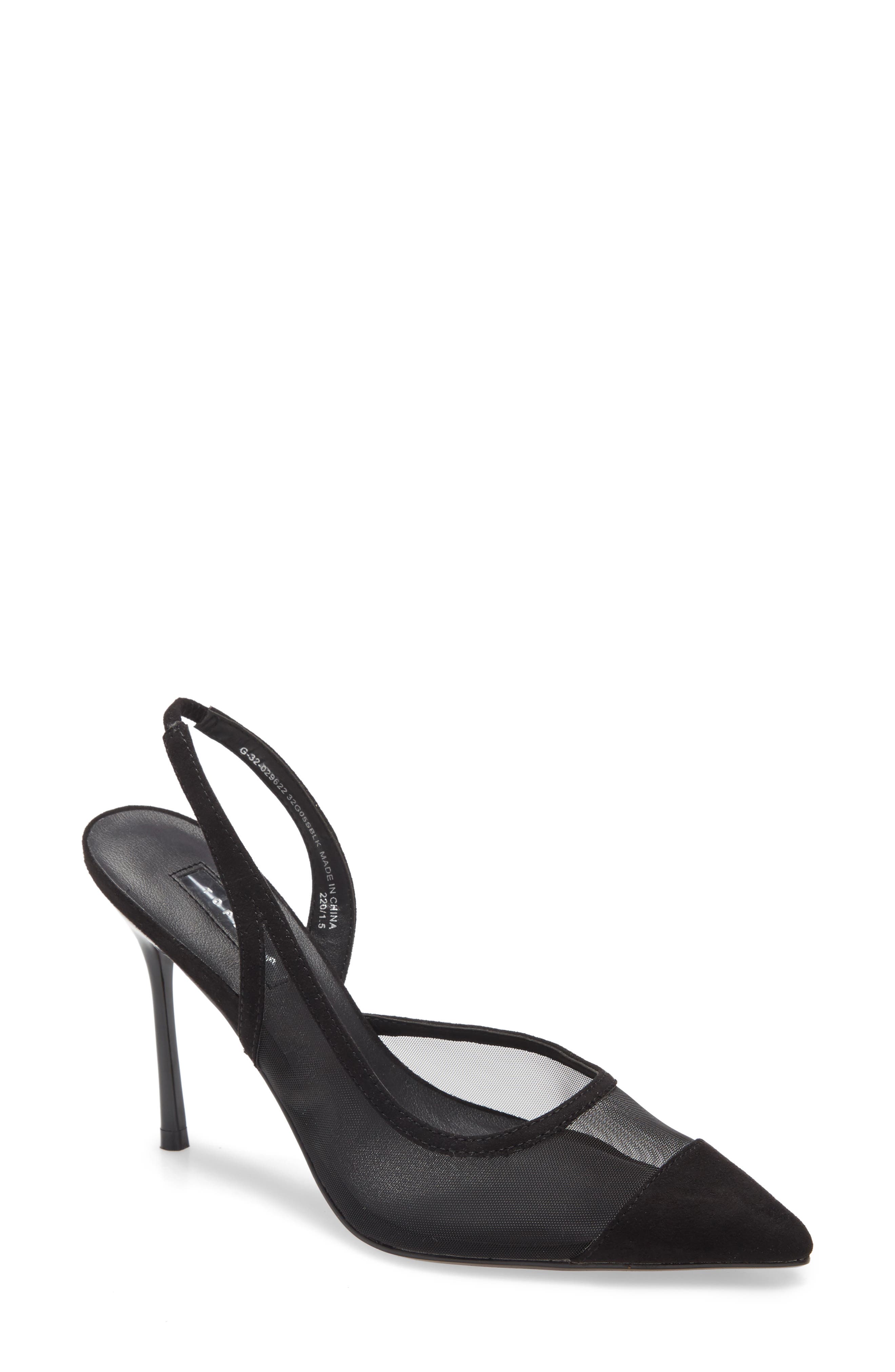 Topshop Fate Pointed Toe Mesh Pump, Main, color, 