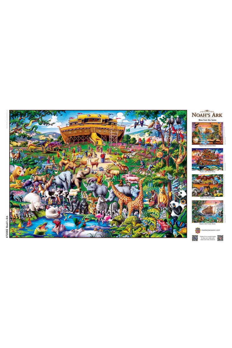 Noah's Ark - 1000 Piece Jigsaw Puzzle, Alternate, color, Multicolor