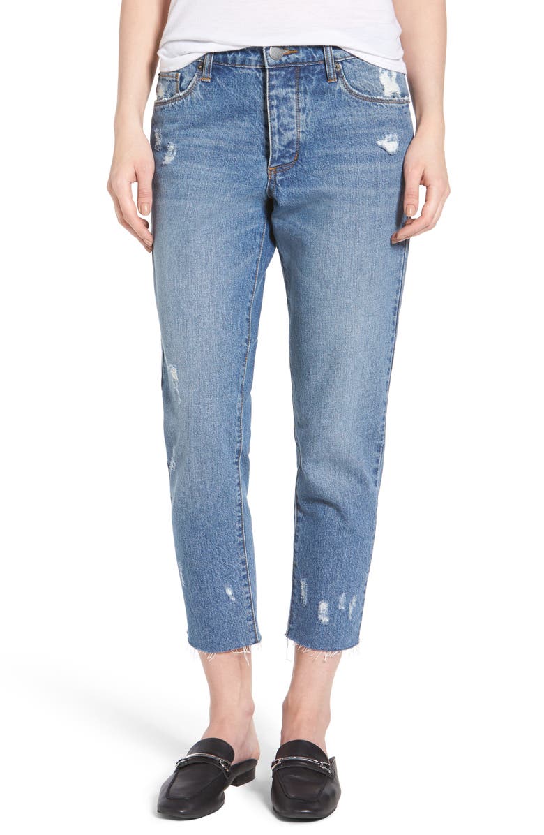 STS Blue Taylor Ripped Crop Boyfriend Jeans, Main, color, 