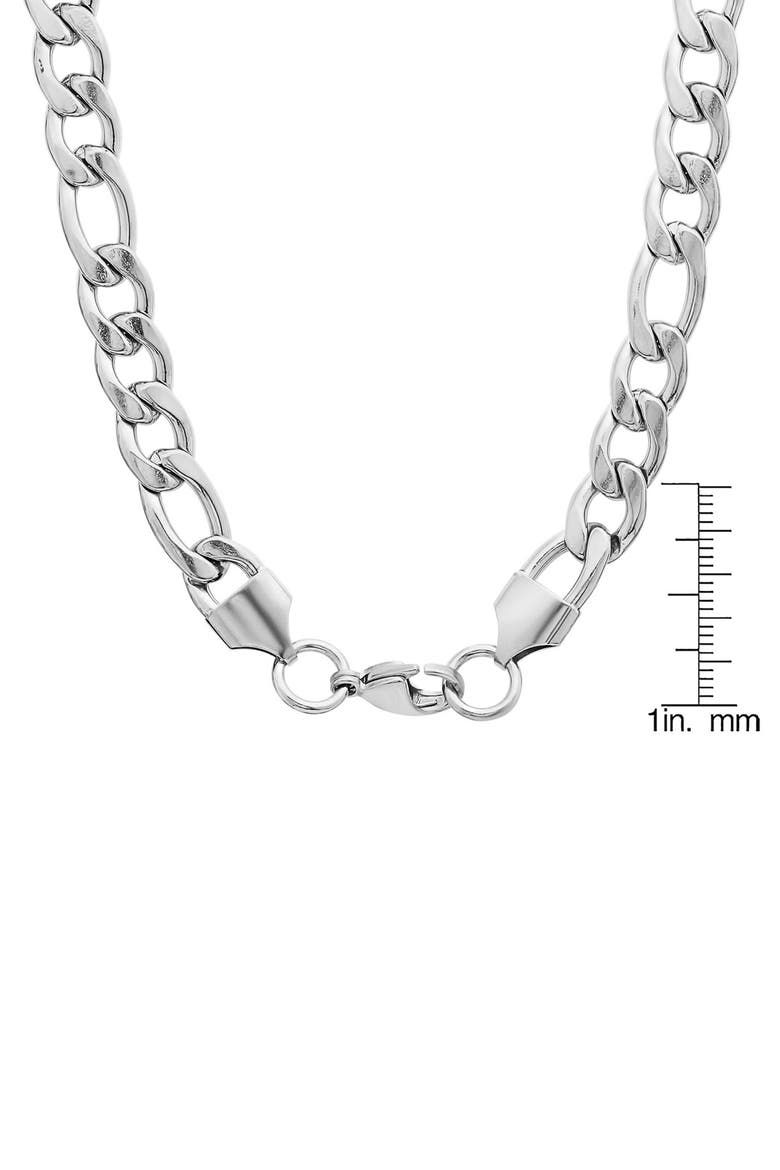 Men's 18k Gold Plated Chain Necklace, Alternate, color, SILVER
