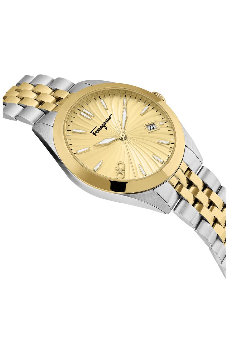 Classic Bracelet Watch, 36mm, Alternate, color, TWO TONE GOLD/SILVER