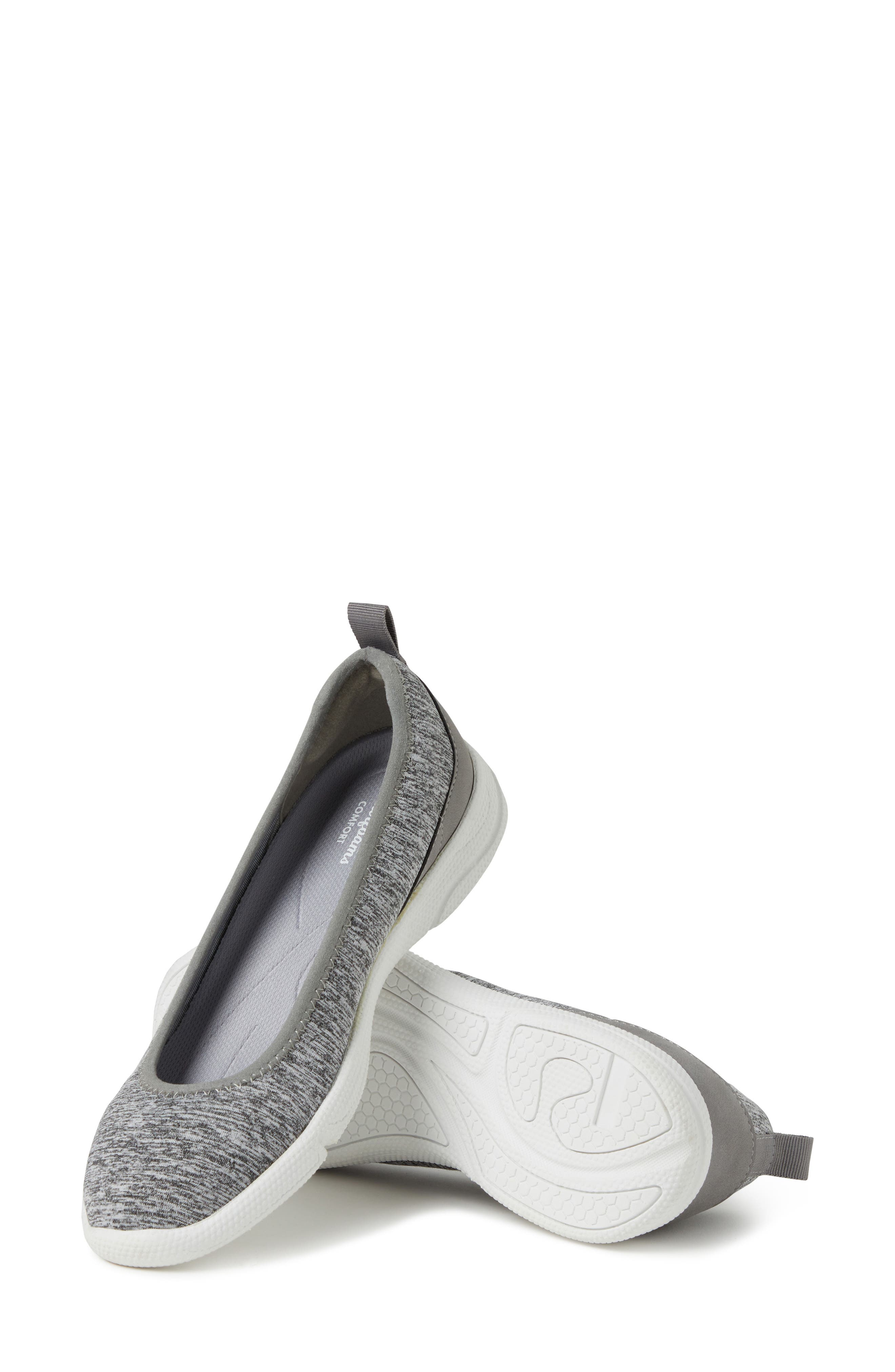 ORIGINAL COMFORT BY DEARFOAMS Mia Easy Foam Flat, Alternate, color, Grey Heather