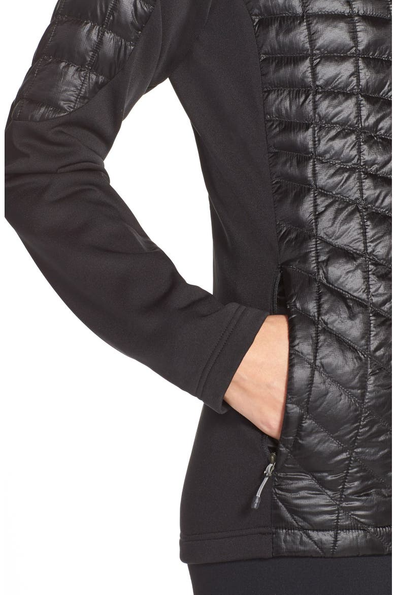 'Momentum Thermoball™' Hybrid Jacket, Alternate, color, TNF BLACK