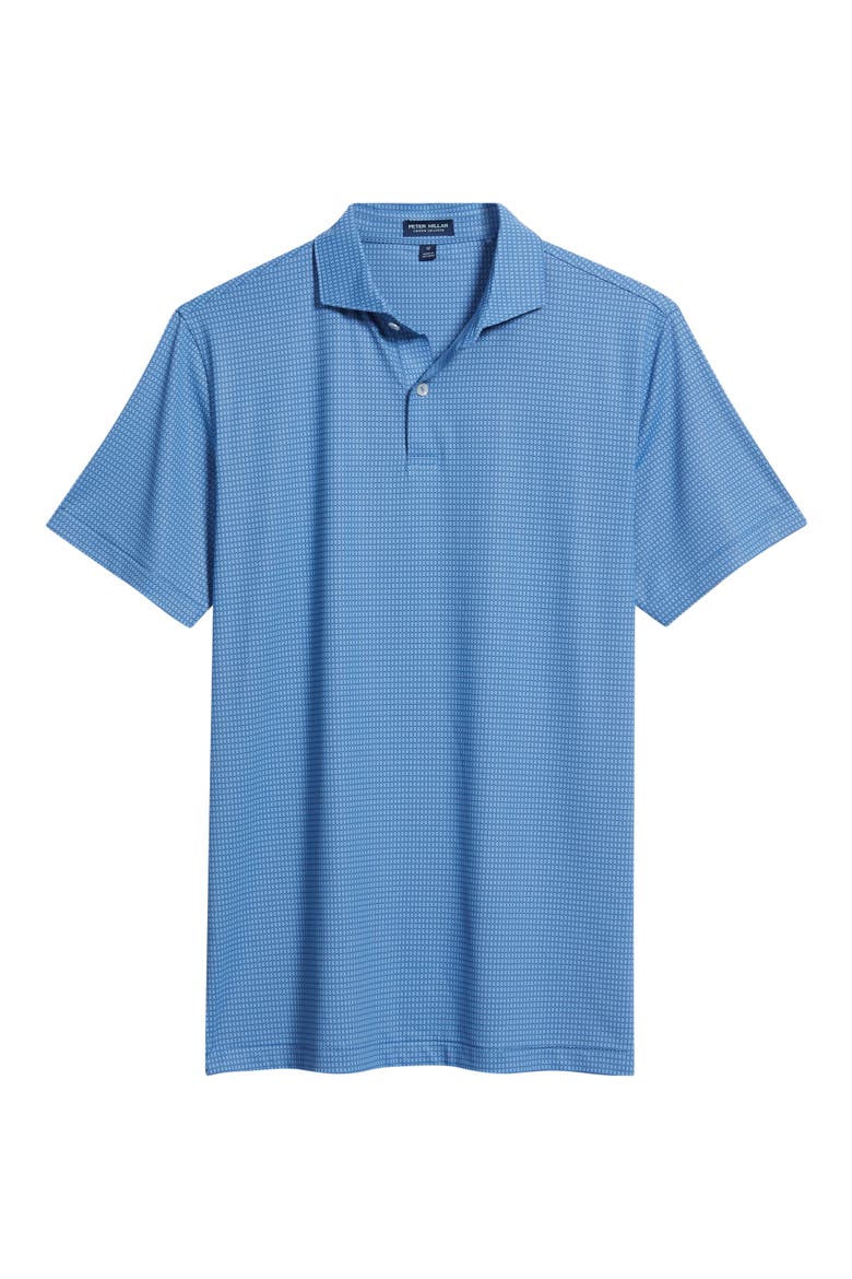 Ponte Performance Jersey Golf Polo, Alternate, color, DUSK BLUE