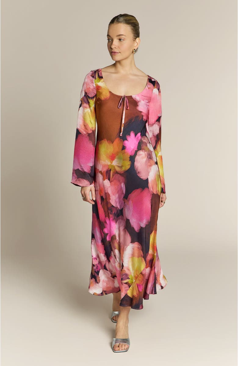 Rewritten Ashton Long Sleeve Dress, Alternate, color, Floral Print