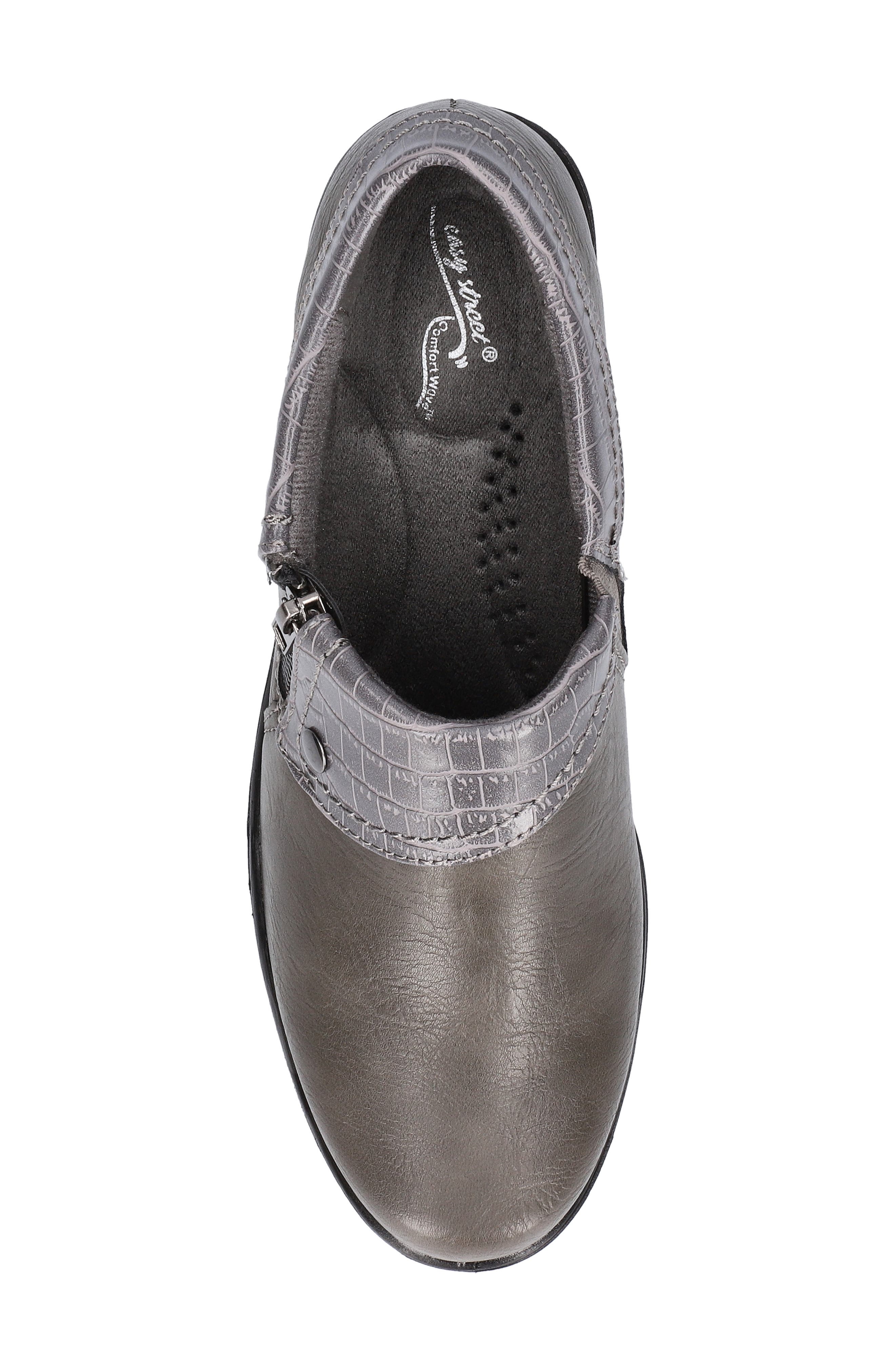 Darcy Bootie, Alternate, color, GREY/ GREY CROCO