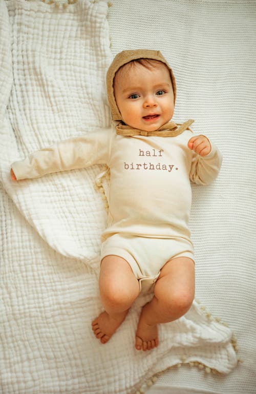 Tenth & Pine Half Birthday In Neutral