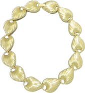 Adornia 14K Gold Plated Deco Link Necklace