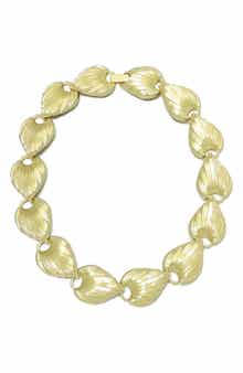 Adornia 14K Gold Plated Deco Link Necklace