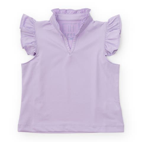 Ellie Girls' Sleeveless Ruffled Top by LH Sport (Toddler, Little Kid & Big Kid)