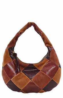 Patch Train Mini Leather Shoulder Bag