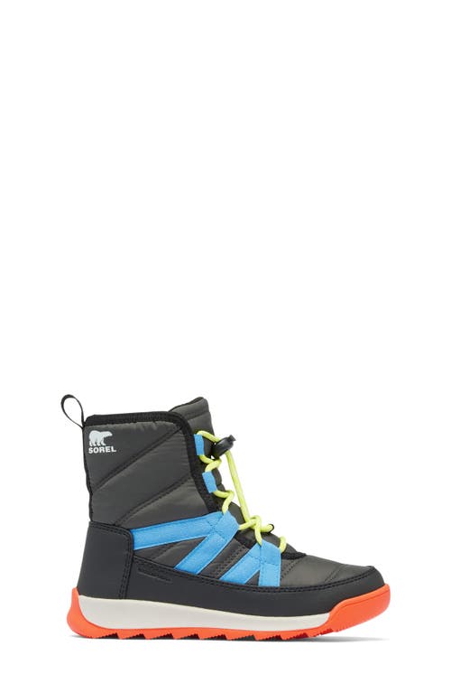 Sorel Kids' Whitney Ii Plus Waterproof Snow Boot In Jet/black