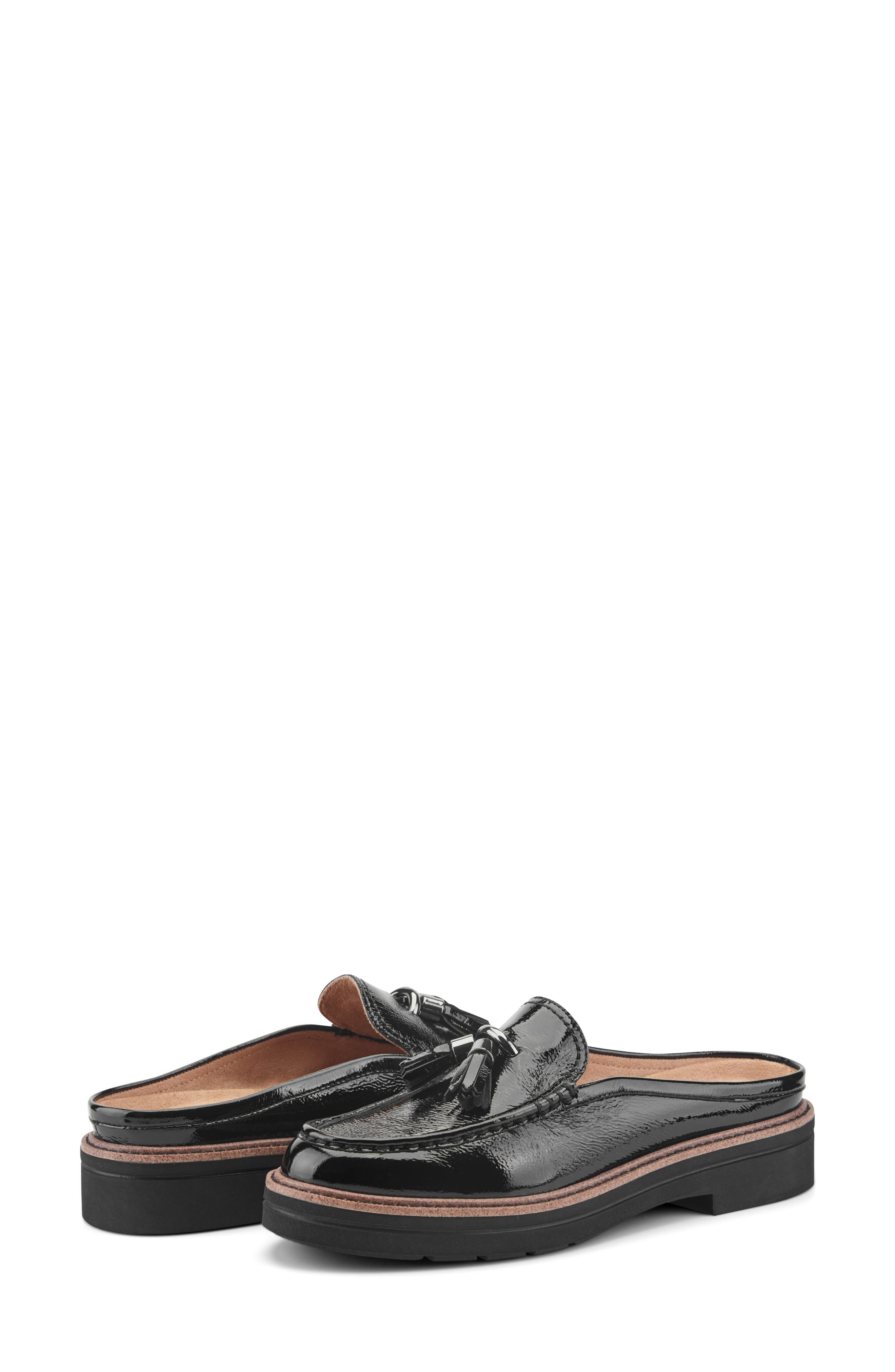 Zarina Loafer Mule, Alternate, color, BLACK
