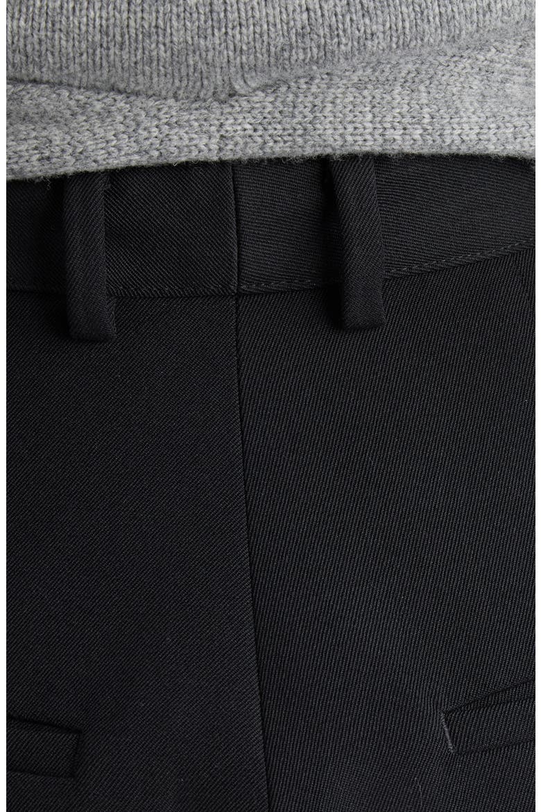 Wide Leg Wool Trousers, Alternate, color, 1000 BLACK