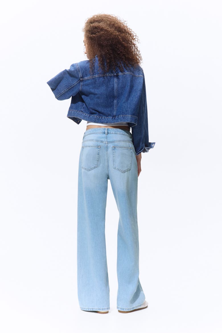 Baggy Regular Waist Jeans, Alternate, color, Light denim blue