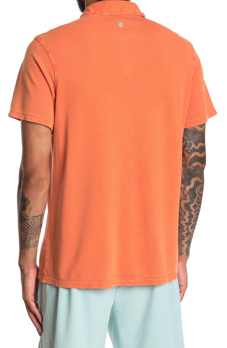 Z by Zella In Game Washed Polo, Alternate, color, 