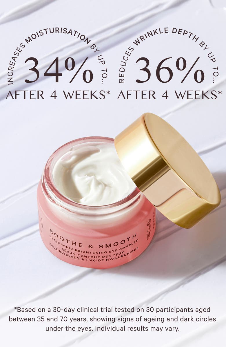 MZ Skin Soothe & Smooth Hyaluronic Brightening Eye Cream, Alternate, color, 