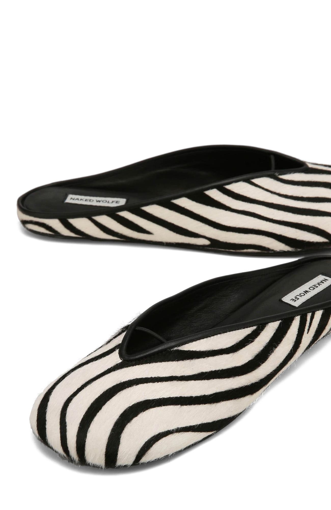 Pippa Grey Studded Suede, Alternate, color, Zebra