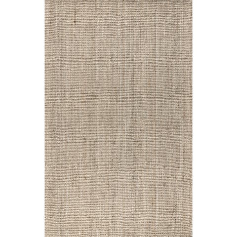 Pata Hand Woven Chunky Jute Area Rug
