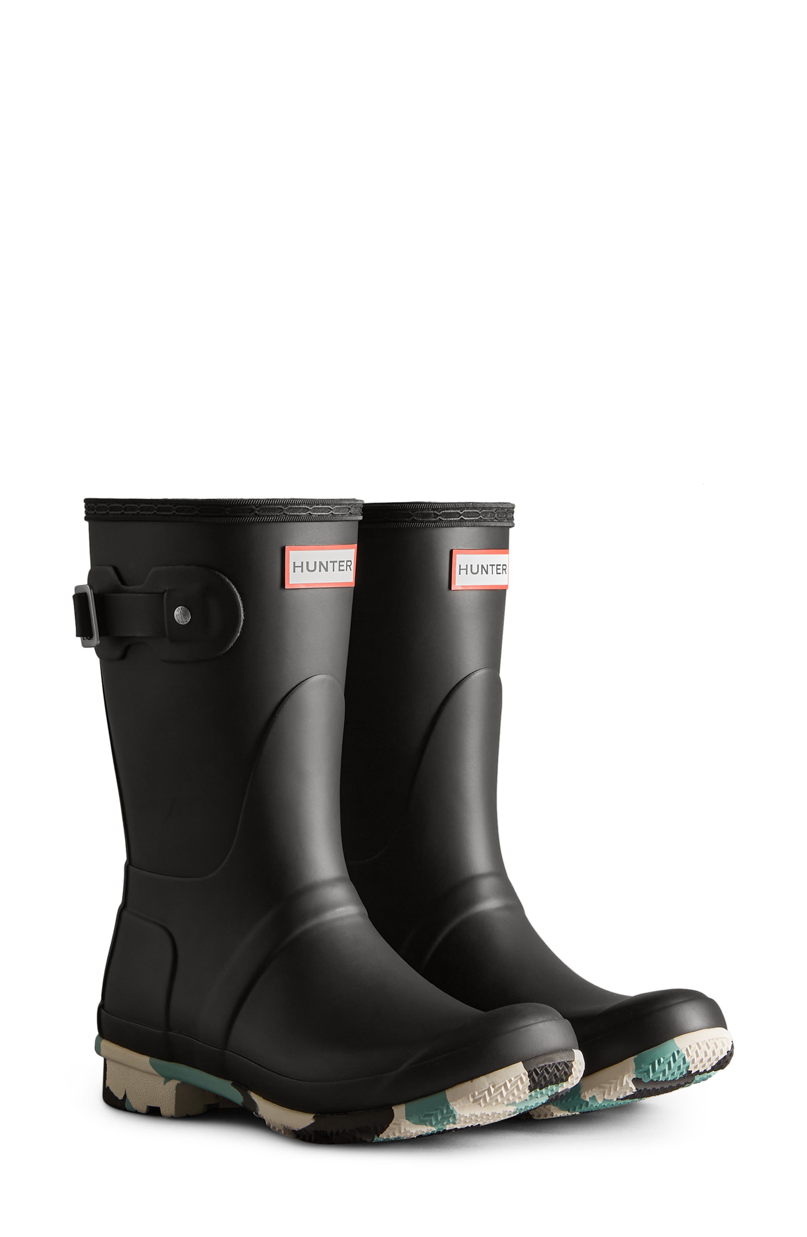 Hunter Original Short Colour Splash Waterproof Rain Boot, Main, color, 