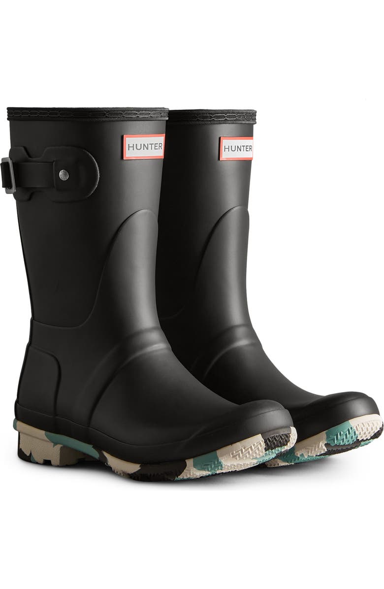 Hunter Original Short Colour Splash Waterproof Rain Boot, Main, color,