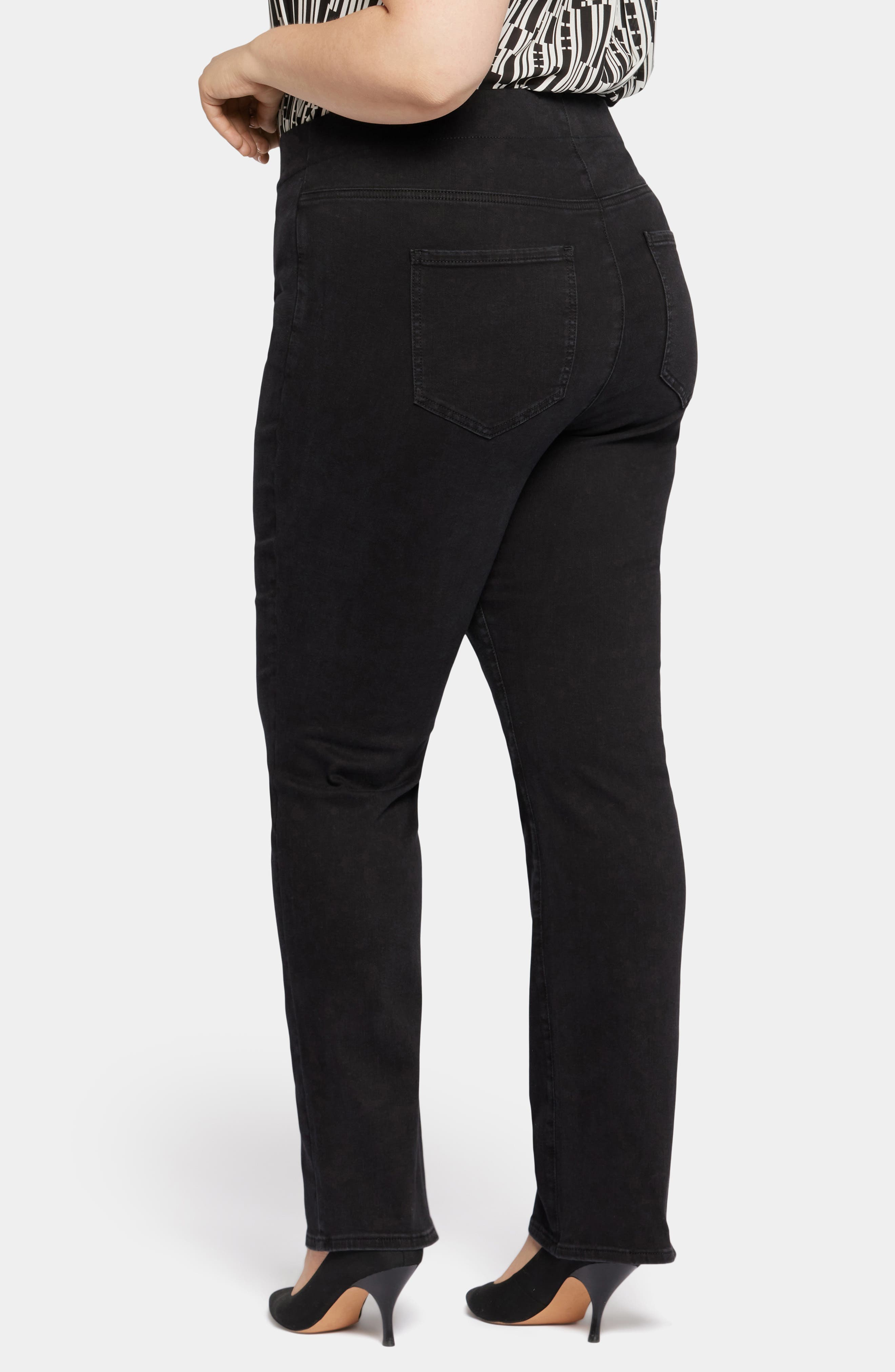 Pull-On Straight Leg Jeans - image 2