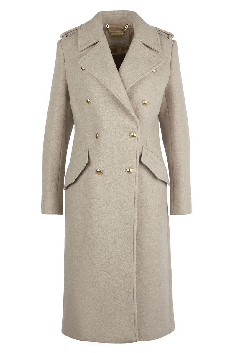 Barbour Inverraray Wool Blend Trench Coat, Alternate, color,