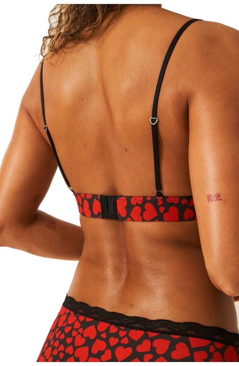 Stripe & Stare Lace Bralette & Original Knicker Set, Alternate, color, 