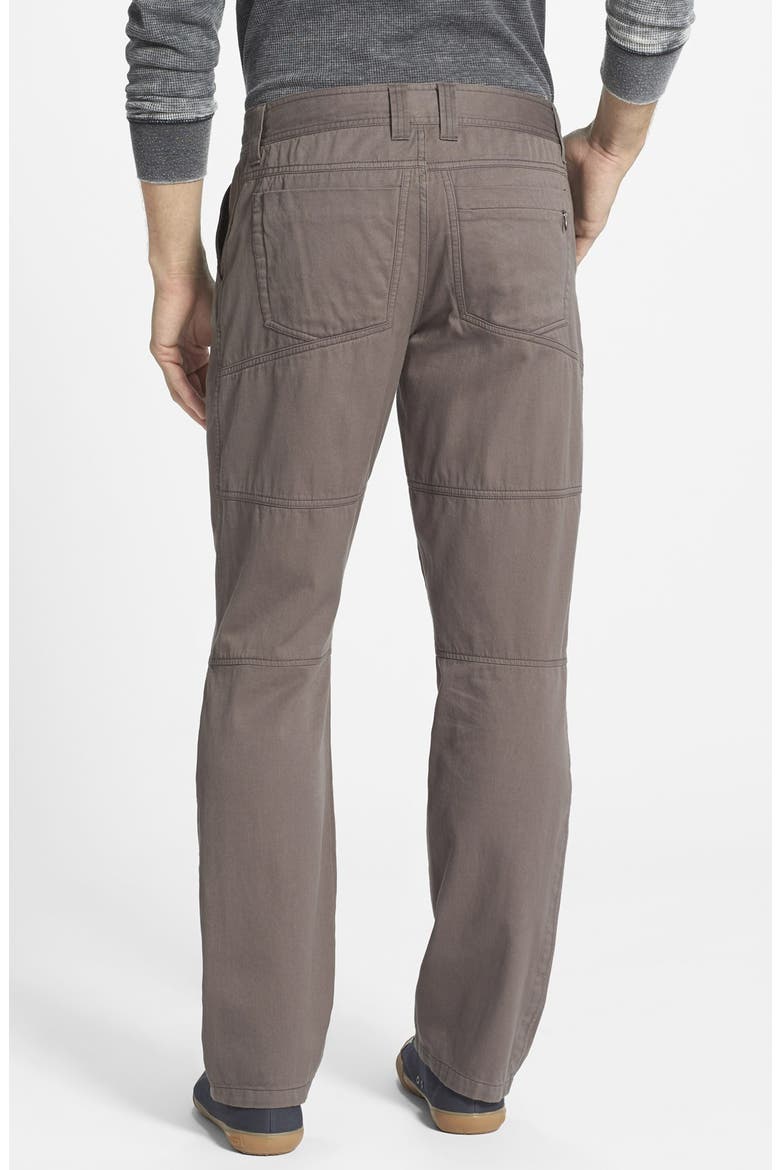 'Utilize' Straight Leg Organic Cotton Twill Pants, Alternate, color, ASH