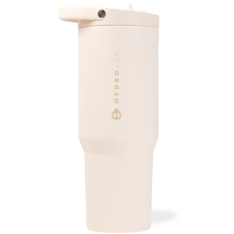 Sport Insulated Stainless Steel Water Bottle with Flip Straw and Swivel Handle for Gym & Outdoors