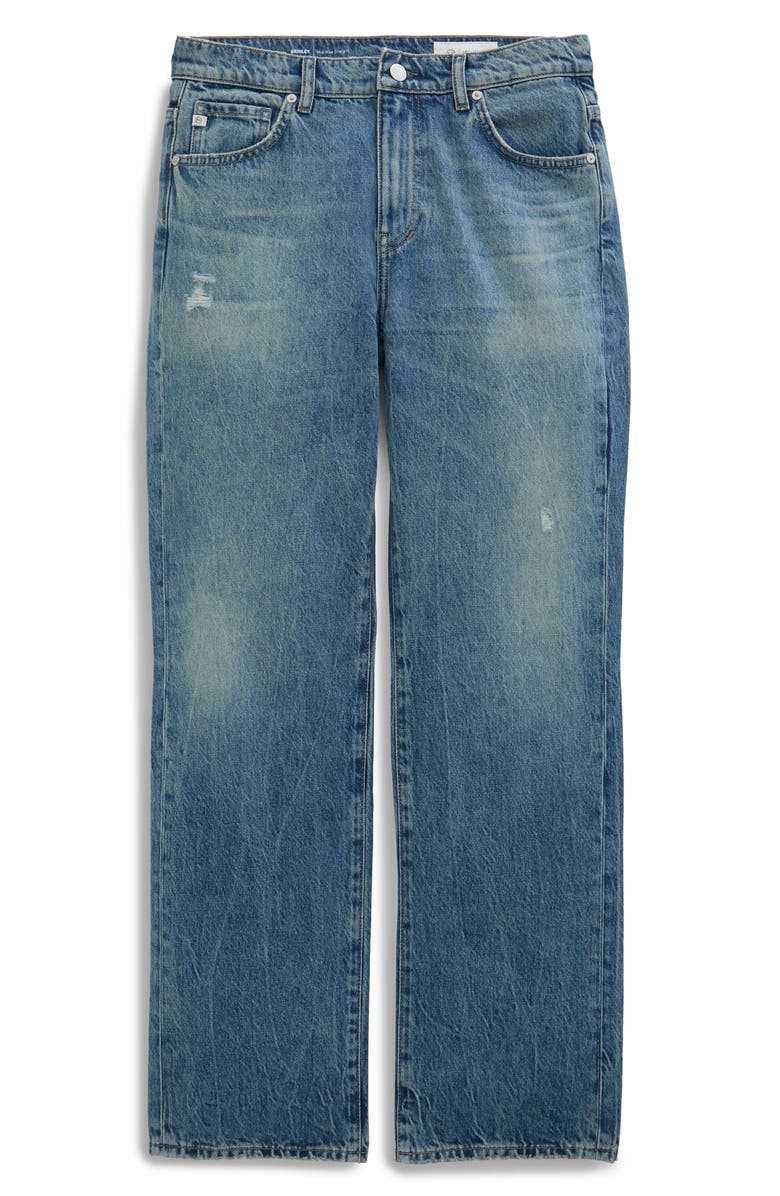 AG Brinley Mid Rise Straight Leg Jeans, Alternate, color, Reserva