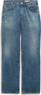 AG Brinley Mid Rise Straight Leg Jeans