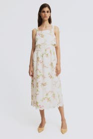 H&M Mama nursing dress with tie-top shoulder straps