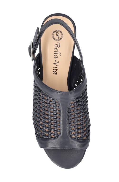 Bella Vita Adley Slingback Sandal In Navy